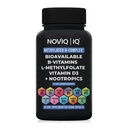 11-in-1 supliment B-complex metilat: 680mcg L-metilfolat (3,5-MTHF) tiamină (B1) Riboflavină (B2) Piridoxal (B6) metilcobalamină (B12) - VegD3® + Nootrops - 1,100mg+ Servire - 60 Conte