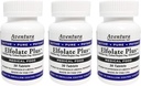 Plus® 3 mg 3 ambalaj L-metilfolat metil Folate Metilfolat Medical Food Suplimentul profesional Forta activa Pure 30 comprimate