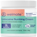 WELMATE 5% Lidocaină Hemoroizi Relief Cream, Putere maxima Crema Anorectala, 5,5 oz