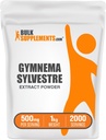 BulkSupplements.com Gymnema Extract pulbere - de la Gymnema Leaf, Gymnema Sylvestre Extract - Gymnema pulbere, Herbal, Gluten gratuit - 500 mg pe servire, 1kg (2,2 lbs) (Pachet de 1)