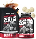 Bully Max 3-in-1 lichid Dog Constructor musculare și file de putere (60 file) Bundle 