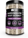 INGREDIENTE ORIGINALE ROOT de marshmallow (730 capsule) Fără magneziu sau fillere de orez, întotdeauna pure, verificate de laborator