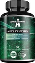 APOLLO'S HEGEMONY Astaxanthin 8 mg din Microalge Haematococcus pluvialis - 90 capsule Vegan - 3 luni de aprovizionare - puternic antioxidant - Dieta Supliment