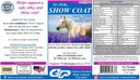 SU-PER Show Coat Supliment pentru cai - Suporturi moale, mătăsos, și lucios Haină - mai rapid Coama și creșterea cozii - Aminoacizi, B-complex vitamine și minerale - 12,5 Pound, 3 Luna de aprovizionare