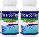 Bicarbonat de sodiu Antiacid Pulbere orală USP 4 oz .2 Flacoane