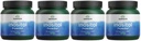 Swanson 100% Pure Inositol Powder - Suplimentul Natural Promovarea Focus & Relaxare - Nervi & Suport Cellular- (8oz) 4 Pack