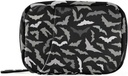 Cutie pastile Bats Halloween 7 zile Pill Case de călătorie Pilula sac organizator cu Zipper Portabil Săptămânal Vitamina Medicina Holder Supliment Pouch Bag