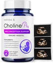 Choline şi Inositol Preconcepţia Vitamine pentru femei - Fertility Blend Supliment, Suportă Sarcina sănătoasă şi copii Dezvoltare cognitivă, Calitate îmbunătăţită a oului, Echilibru hormonal (200 Capsule)