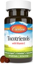 Carlson - Tocotrienol, 40 mg, cu naturale-sursa Vitamina E, Gamma, Alpha, Delta, Beta, Sustainable Sourced, 30 Softgels