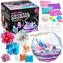 Garsonieră originală Crystal Growning Kit - Unicorn Terrariu, 6.3 x 5.8 in, Multicolor - STEM Science & Craft Kits pentru copii Vârsta 7-12 - Cresc propria gradina de cristal cu pietre magice și farmece flori