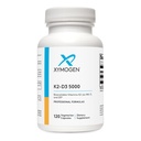 XYMOGEN K2-D3 5000 - Vitamina D3 K2 - Vitamina D biodisponibilă 5000 UI (colecalciferol) cu MK-7 - inimă, arterial, sănătate osoasă + Suplimentul de sprijin imun (120 capsule)