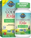 Gradina de viata Vegetarian Multivitamine Supliment pentru copii - Vitamina Cod pentru copii Chembable Alimente crude Vitamina cu Probiotice, 60 Ursi masticabili