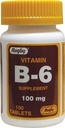Rugby Vitamina B-6 comprimate, 100 mg, 100ct (3 ambalaj)