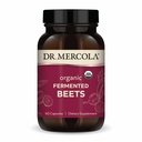 Dr. Mercola Organic Fermented Beets - Suport oxid de azot - USDA Organic, Non-GMO, Gluten-Free & Soy-Free - 60 capsule