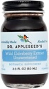 Extract de elderberry sălbatic Dr. Appleseed Neîndulcit Putere Max 720mg Copii + Adulți Daily Immune Supliment Doctor-știință Formulat Pure Vegan 25 zi Aprovizionare 