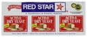 Red Star nutritional Yeast - Active Dry -.75 oz - Cazul de 18