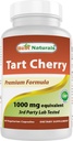 Cel mai bun extract de cireşe tartă naturale 1000 mg 60 Vcaps