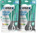 Pet Eyez-Dog Tear Stain Remover - Tear Stain Remover pentru câini - Dog Eye Care - Dog tratează cu Astexanthin, Blueberry Fruit Powder, Lutein, Grain gratuit, Proteina All-Natural (Lamb-2 Pack)