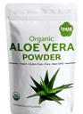 Organic Aloe Vera Powder, Aloe Barbadensis pentru răcirea feței și masca de păr, Moisturizer naturale, One Resealbale Pack de 8 oz/223 Gram