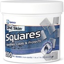 2nd Skin Dressing 1" Pătrate (200 Conte) - Blistere pentru picioare si corp - Cool Gel Relief Patches - 95% Formula de apă - Ne-Stick Chafing protecție - Primul ajutor portabil pentru sportivi și excursii