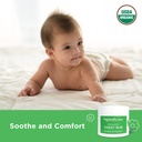 Hyland copil Organic Chest Rub, Soothe și Comfort, cu organic Lavandă, mentă, și ulei de flori de mușețel, sigur și blând, dermatolog testat, 1.76 Oz, sugar (Pachet de 2)