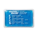 Rapid Relief Reutilizabil cald și rece Gel compresa cu Contour-Gel 5 1/4x9-Inch mediu rece Compress albastru Gel pachet de gheață pentru leziuni
