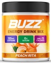 Morning Buzz Energetic Drink Powder - Energizant Boost Drink Mix - Sugar-Free Energy with Antioxidanti - Dimineata Kickstart si Sports Nutrition Endurance produs - 30 Serviri, Peach Rita, 8 Ounces