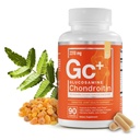 Elemente esentiale Glucosamină Chondroitin MSM Boswellia Serrata Acid hialuronic Supliment comun suport antioxidant pentru flexibilitate - 90 capsule