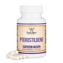 Pterostilben supliment capsule 100mg (a treia parte testat) 60 capsule, superior la Resveratrol, antioxidant pentru suport de longevitate (non-GMO, gluten gratuit) de lemn dublu