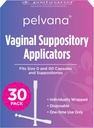 Aplicatoare Pelvana Supozitoare pentru femei - (30 Pack) - Capsule de mărimea 0 şi 00 - Utilizate frecvent cu Sacrificii Acid Boric