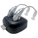 Amplificatoare auditive digitale - Pereche de amplificator de sunet personal BTE reîncărcabil cu Dock USB - Premium Behind The Ears Sound Amplification - de MEDca