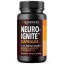 NeuroIGNICE Creier Suplimente pentru Memorie și Focus - 30 Conte - Nootrops Brain Supplement de suport cu Bacopa, Ginkgo Biloba, sunătoare, Fosfatidilserină - Capsule non-GMO, 1-Lonth Supply