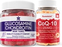 Glucosamină Chondroitin MSM 120 Counts + CoQ10 250mg Gumies umplute 60 Counts