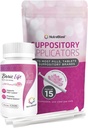 NutraBlast Acid boric Sabitoare vaginale 600mg Bundle cu aplicator, 30 Samplers & 15 Aplicatoare - Feminine Care - Made in USA