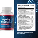 Zenith Labs longevitate Activator Anti-Aging Supliment alimentar Supliment, Antioxidanți naturali cu Resveratrol - Suporturi Funcție imună și memorie sănătoasă, 3 Pack
