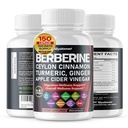 Berberine Ceylon Scorțișoară - All-in-1 Supliment cu Bitter Melon AVG Gymnema sylveste Turmeric Milk Thistle Licorice Sfântul Basil Schinduf Banaba