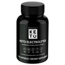 Capsulele perfecte Keto Electrolits, fără gluten, supliment electrolitic cu magneziu, calciu, potasiu și sodiu, hidratare, energie, recuperare și suport imunitar, neflavorat, 120 Serviri