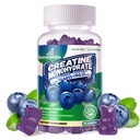 Complexul de gume monohidratate pentru bărbaţi şi femei - Formula avansată W/L-Taurină + vitamina B12, Supliment masticabil fără zahăr,90 Gume de afine
