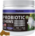 Cat Probiotic, Chews for Gut and Immune Health, Cats Probiotic Supplement for Cat Digestive Support, Healthy Digestion, Cat Constipation and Diaree Relief (Thunnusn, 120 Chews)