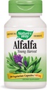 Natura's Way Alfalfa Frunze, 1,215 mg, 100 capsule vegetariene, ambalaj de 2