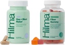 Hilma Natural Gas & Blooting Relief and Prebiotic Fiber Gummies Bundle