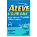 Aleve lichid Gels, Naproxen sodiu pentru ameliorarea durerii - 50 Conte