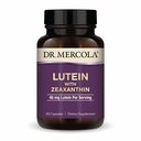 Dr. Mercola Lutein cu Zeaxantină, 30 Servings (30 capsule), 40 mg Lutein Per Serving, Supliment alimentar, Suporturi Vision Health and Cognitive Function, Non-GMO