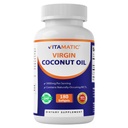 Vitamatic Virgin Oil Softgels, 3000 mg Per Serving, 60 Serviri, 180 Conte, Non-GMO, Gluten Free