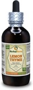 Cimbru de lămâie (Thymus x Citriodorus) Tinctură, Extract lichid de plante aromatice uscate organice (Brand Name: HerbalTerra, Proudly Made in USA) 4 fl.oz (120 ml)
