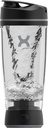 Promixx Original Shaker Bottle - Baterie alimentată pentru Shakes Proteine netede - BPA gratuit, 20oz Cupa (Negru)