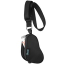 Beautyflier Astma Inhaler Case Lanyard Keychain Travel Mini Bag la îndemână pentru adulți și copii, nu include inhalator (negru)