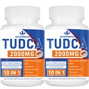 2000mg Tudca supliment de suport hepatic, Tudca Bile sare cu lapte Thistle si Nac 120 capsule pentru 60 zile,Suport pentru ficat, detoxifiere, Sistemul imunitar
