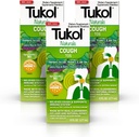 TUKOL Naturals Elderberry Syrup cu vitamina C, D, și Zinc, Supplement de sprijin imun cu miere naturală pentru adulți și adolescenți, Herbal Elderberry Boost pentru suport imun și antioxidant, 6oz, Pachet de 3