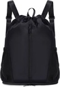 sport nou cordon Backpack Sports Gym Bag cu pantofi Compartiment, String Backpack Cinch pentru femei Bărbaţi, apă-rezistant cordon sac pentru antrenament de călătorie, Lightweight, Negru, Brevet în aşteptare